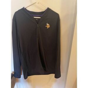 MN Vikings NFL 1/4 zip Jacket (SZ L)
